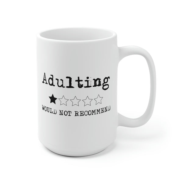 Adulting 1 Star Rating Mug